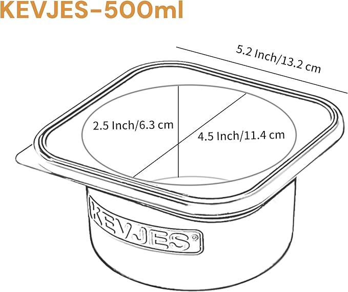 500ml Individual Dough Storage Vessels with Airtight Lid – Ideal for Neapolitan Pizza Round Dough Ball Cold Fermentation, Food Grade Silicone, Freezer & Dishwasher Safe – 3 Pack (Blue) - Image 6