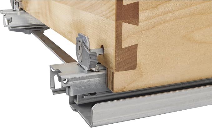 Rev-A-Shelf Pullout Organizer w/Soft-Close, Min Cabinet Opening 5.5" W | 5" W Slide Out Pantry Spice or Utensil Storage Rack w/BLUM Soft-Close & Adjustable Shelves for Base Cabinet, 448UT-BCSC-5C - Image 9