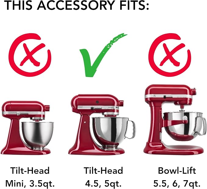 KitchenAid KSM5THWWSS Stainless Steel Wire Whip - For 4.5 and 5 Quart Tilt-Head Stand Mixers - Image 2