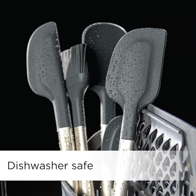 All-Clad Specialty Silicone Kitchen Gadgets Pastry Brush Kitchen Tools, Kitchen Hacks Silver - Image 3