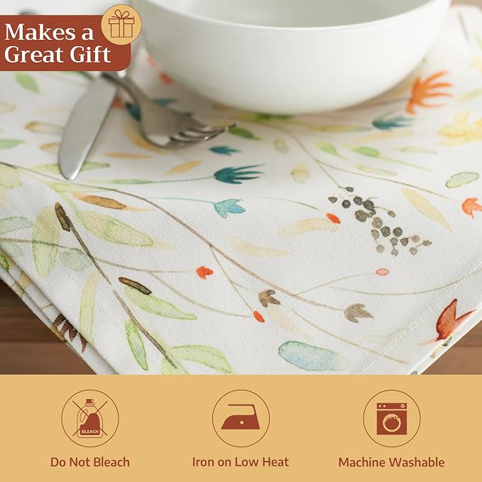 Maison d' Hermine Cloth Napkins Set of 4 100% Cotton Everyday Reusable Square Napkins Cloth Washable, Dinner, Party, Wedding, Restaurant, Spring/Summer (Colmar, 20" x 20") | Everyday Square Napkins Cloth Washable Dinner Party Wedding Restaurant Hotel K... - Image 5
