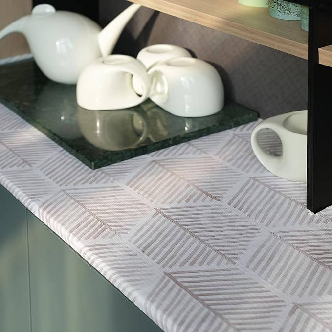 Shelf Liners for Kitchen Cabinets, 16IN x 10FT Non Adhesive | Strong Non-Slip Shelf Cabinet Drawer Liners for Kitchen Wire Fridge, Waterproof Shelf Drawer Liner,Easy to Clean - Image 7