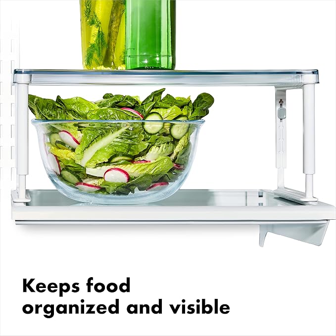 OXO Good Grips Adjustable Fridge Shelf Riser - Image 5