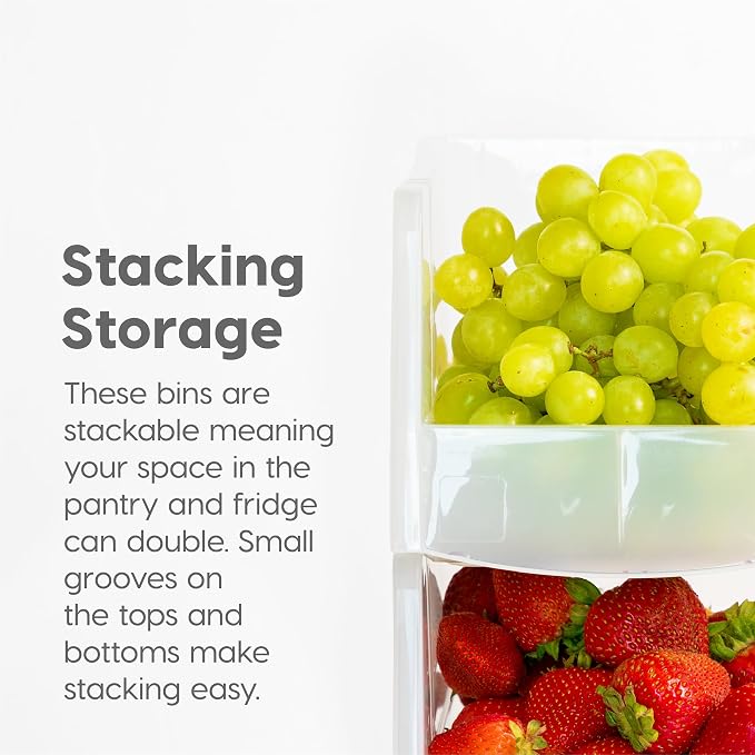 IRIS USA 8-Pack, Large Clear Stackable Storage Bins | Organize snacks, cans, coffee pods, craft supplies, and household essentials with clear visibility and easy access - Image 5