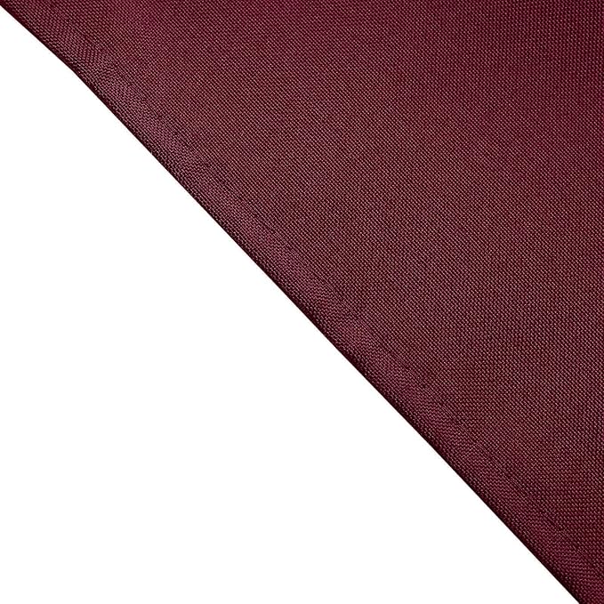 Efavormart Premium Cloth Napkins Set of 25, 17x17 Inch Burgundy Violet Seamless Dinner Napkins, Washable Linen Table Napkin Cloth with Hemmed Edges for Weddings, Party and Banquet - Image 3