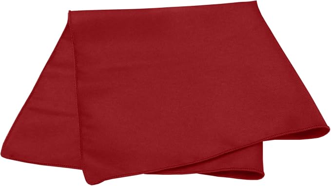 17x17-Inch Polyester Cloth Napkins, Cherry Red, Set of 36 | Bulk Case of 3 Dozen, Dinner Napkins, Square, Serged Edges, Machine Washable, Wrinkle-Resistant, Flame-Resistant - Image 2