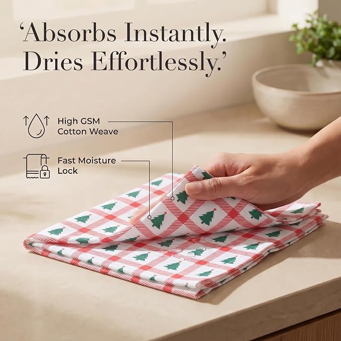 Urban Villa Cloth Napkins Cotton 20x20 (Set of 12) Tree Print - Image 3