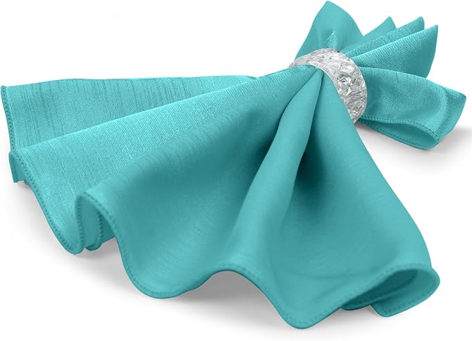 17x17-Inch Shantung Cloth Napkins, Caribbean, Set of 36 - Image 7