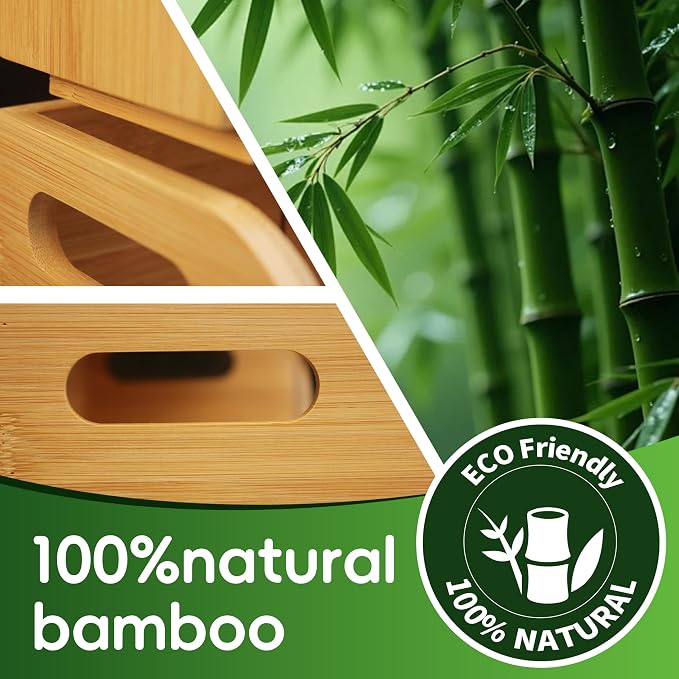 Bamboo Tea Organizer – Stackable Collection (1Tier) - Image 6