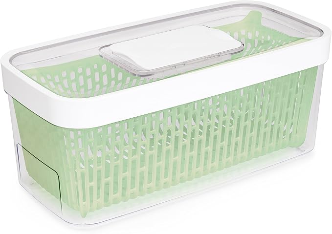 OXO Good Grips GreenSaver Produce Keeper - Large & Carbon Filter Refills Good Grips GreenSaver 4 Pack, 4 Count - Image 2