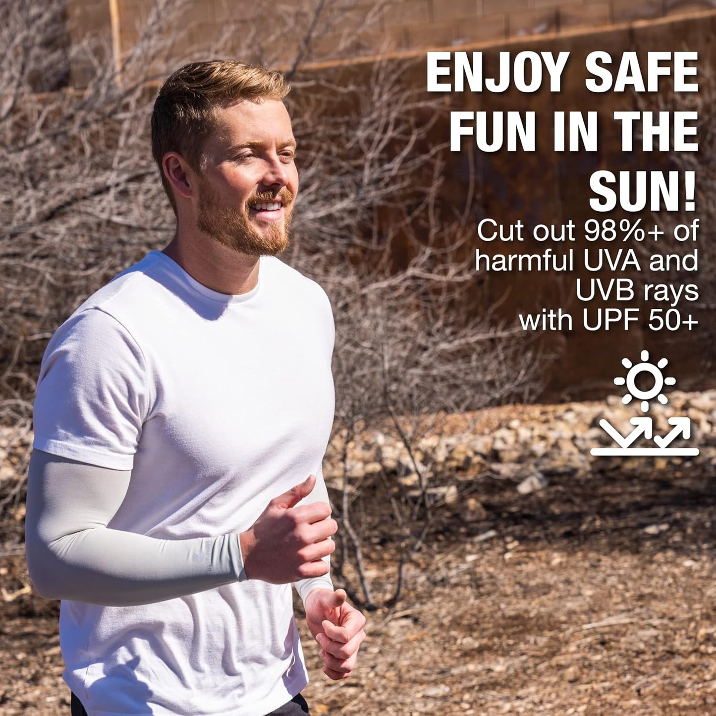 SportsTrail Cooling Arm Sleeves for Men & Women – Breathable, UV Sun Protection, Sports Arm Sleeves for Women, Men & Youth