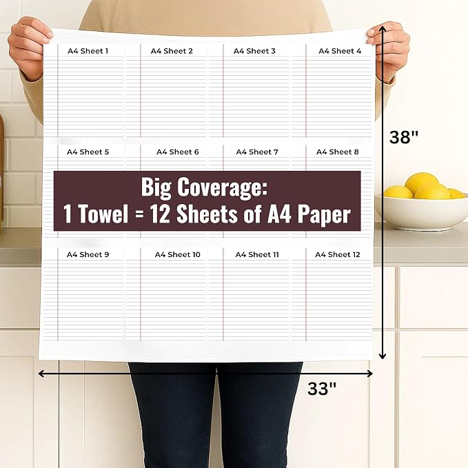 Flour Sack Towels | Tea Towel for Crafts| Kitchen Dish | Cotton Blank Towel for Embroidery| Baking Bread Proofing Linen Cover| Thick Absorbent Quick Dry| 7 Pack 33"x38" White - Image 2