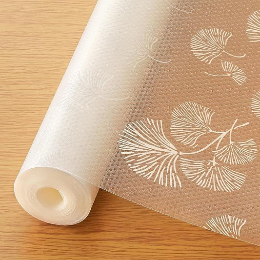 Cooyes Shelf Liner, Non Adhesive Drawer and Cabinet Liner, EVA Washable Oil-Proof Shelf Paper for Kitchen Cabinets, Refrigerator, Storage, Desks with Modern Pattern by Cooyes