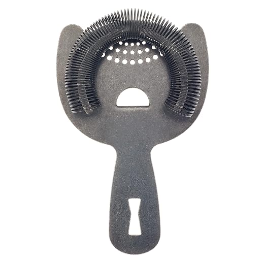 Barfly Heavy-Duty Spring Bar Strainer, Vintage Black - Image 2
