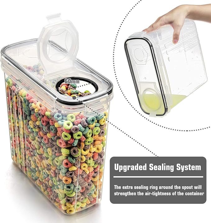 Wildone 8pcs Airtight Storage Containers and 6pcs Cereal Storage Containers - Image 3