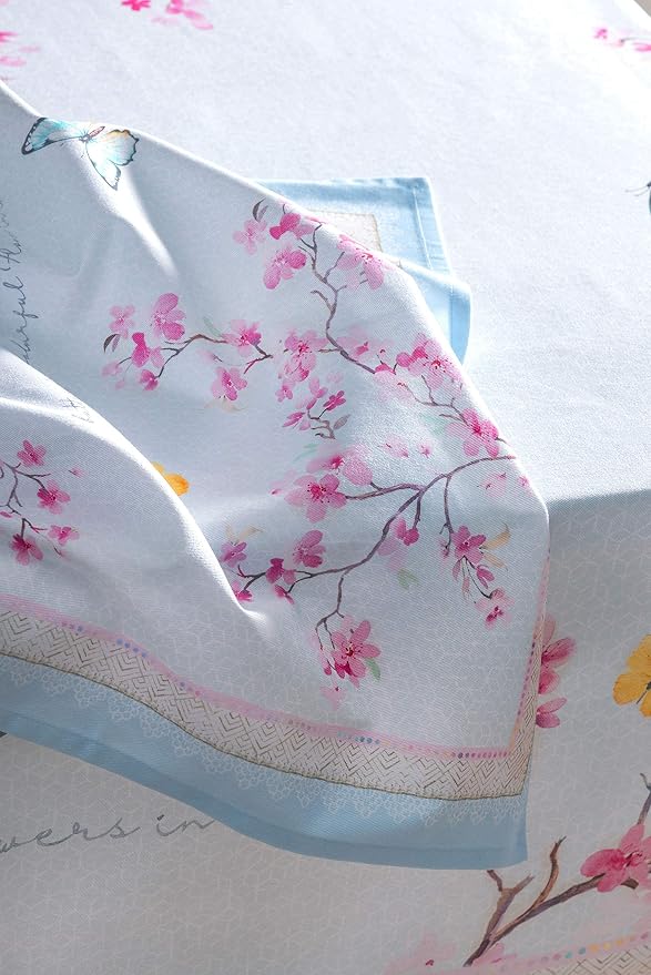 Maison d' Hermine Blossom in Spring Bundle Set 100% Cotton Set of 4 Napkins (20 Inch by 20 Inch) and Set of 4 Place Mats (13 Inch by 19 Inch) - Image 7