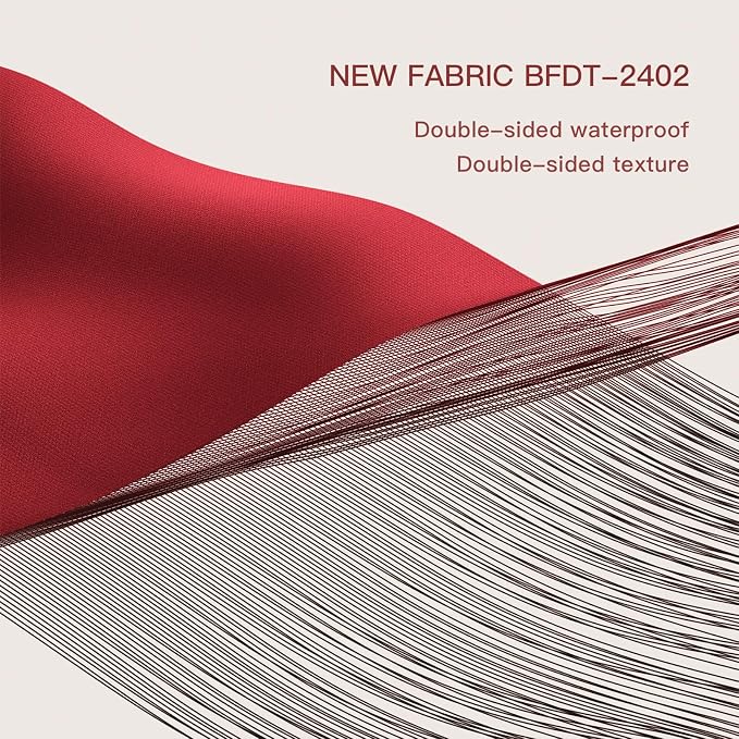 BALCONY & FALCON Rectangle Table Cloth Waterproof Black & Red 70"x55" | Rectangular Washable Wrinkle Resistant Table Cloth Linen Fabric Tablecloths for Dining Party Kitchen Wedding and Outdoor Use - Image 2