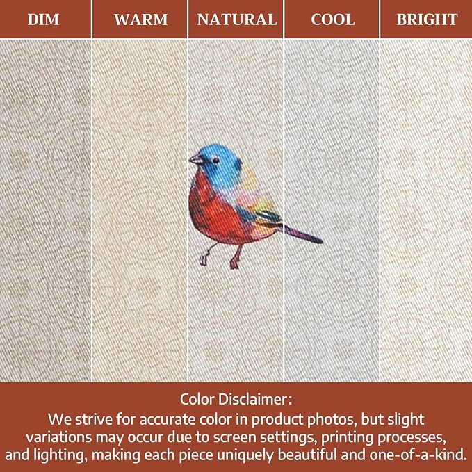 Maison d' Hermine Cloth Napkins Set of 4 Reusable 100% Cotton (20" x 20") | Everyday Square Napkins Cloth Washable Dinner Party Wedding Restaurant Hotel Kitchen Spring Summer - Birdies on Wire - Image 6