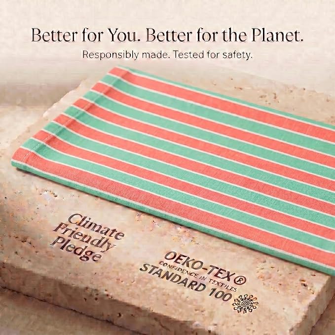 Urban Villa Kitchen Towel Cotton Dish Towels 20”x30” (Set of 6) Christmas - Image 9