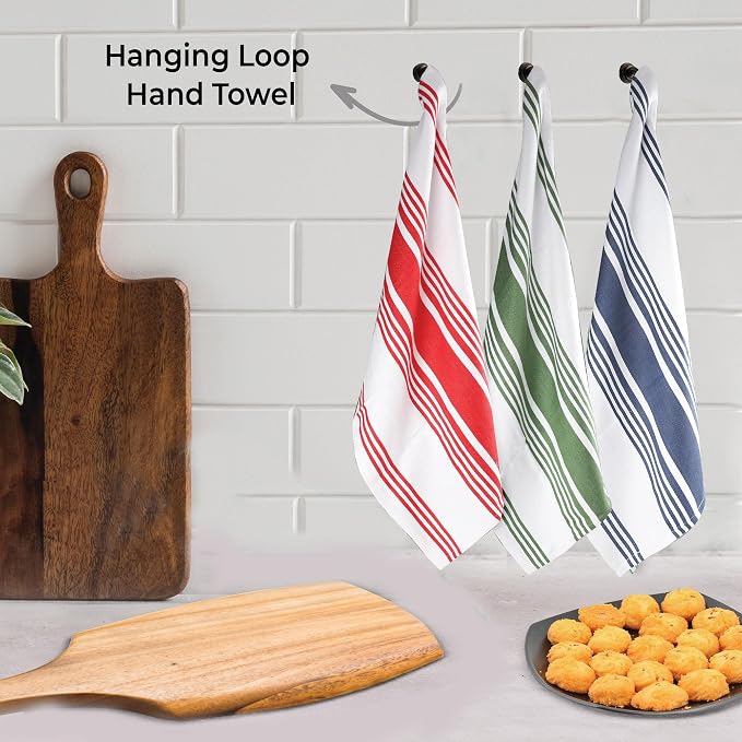 Urban Villa Kitchen Towels Cotton Dish Towels 20”x30” (Set of 3) Multi - Image 2
