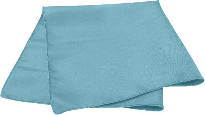 20x20-Inch Polyester Cloth Napkins, Turquoise, Set of 12 - Image 2