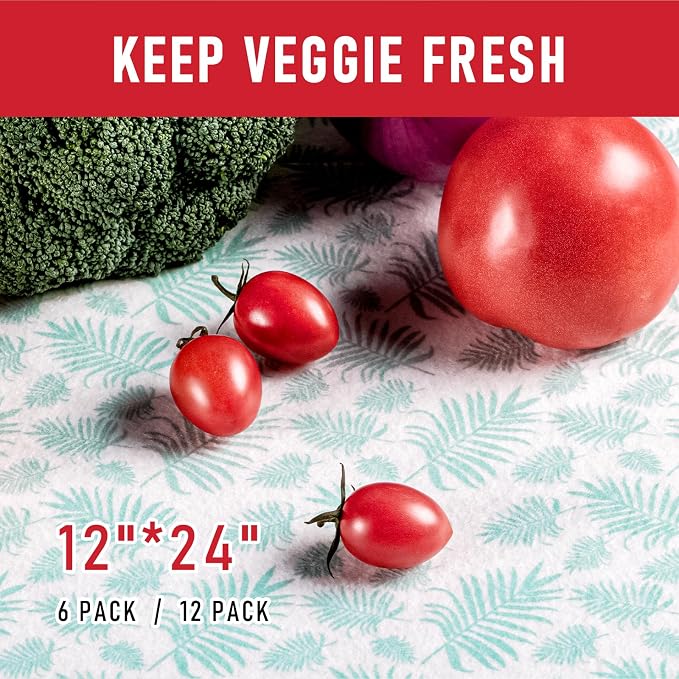 Cooyes Absorbent Refrigerator Liners, Non Slip Fridge Bin Liners and Mats Washable, Refrigerator Shelf Liner for Glass Shelves and Kitchen Cabinet Drawer, 12 Pack, 12" × 24" - Image 5