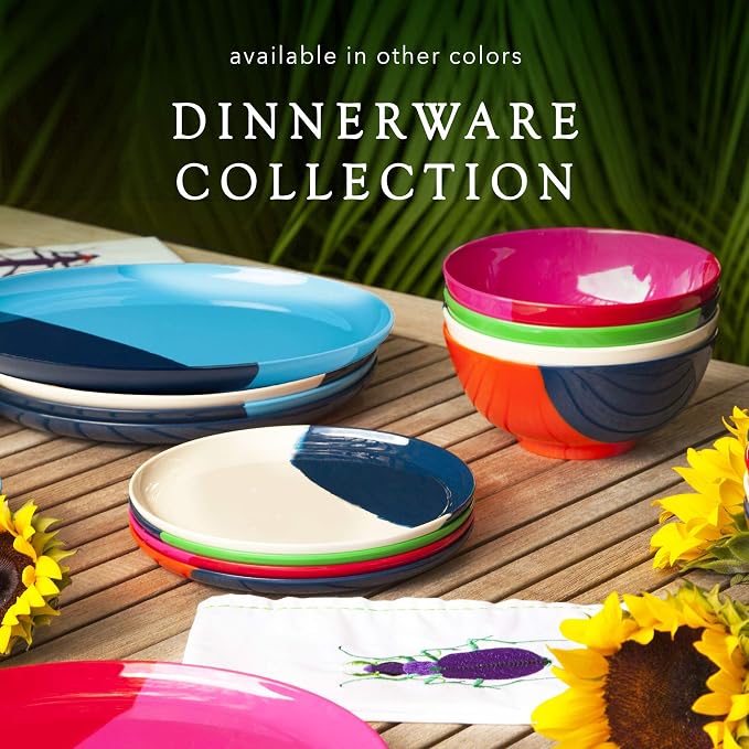 Melamine Serving Tray with Handles, Chip and Break-Resistant, Durable and Kid-Friendly Food Tray for Indoor and Outdoor, Dishwasher Safe, Cobalt/Navy - Thomas Fuchs Creative - Image 7