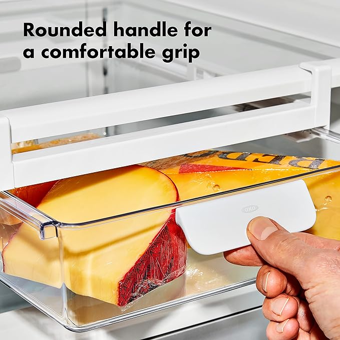 OXO Good Grips Fridge Undershelf Drawer 14 in - for Deli Meat, Cheese, Produce and More (Pack of 4) - Image 5