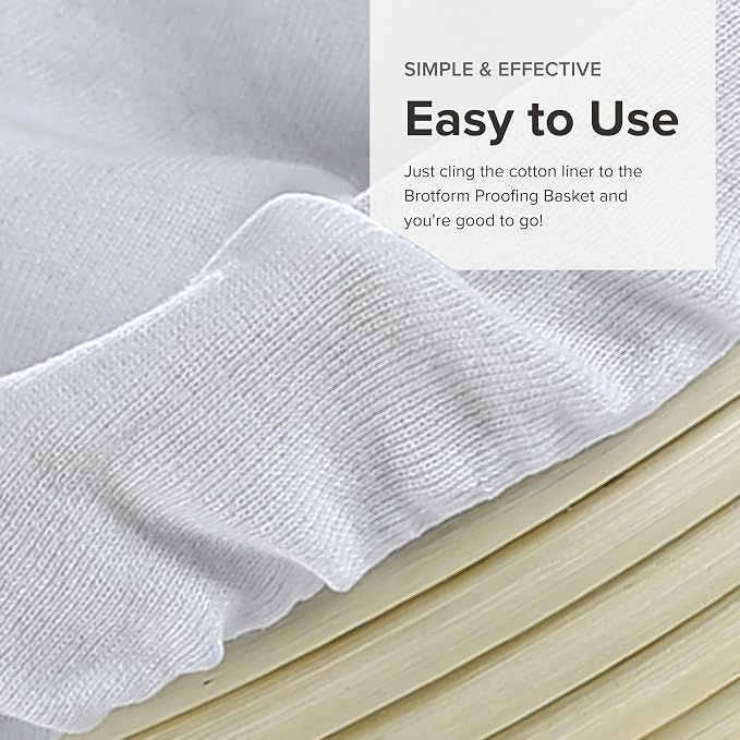 Frieling Rectangular Brotform Proofing Basket - 12 x 5.5-inch, Natural Cane & Cotton Liner - For Sourdough Bread Baking & Rising - Includes Banneton Liner - Image 7