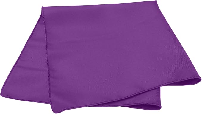 17x17-Inch Square Polyester Cloth Napkins, Plum, Set of 36 - Image 2