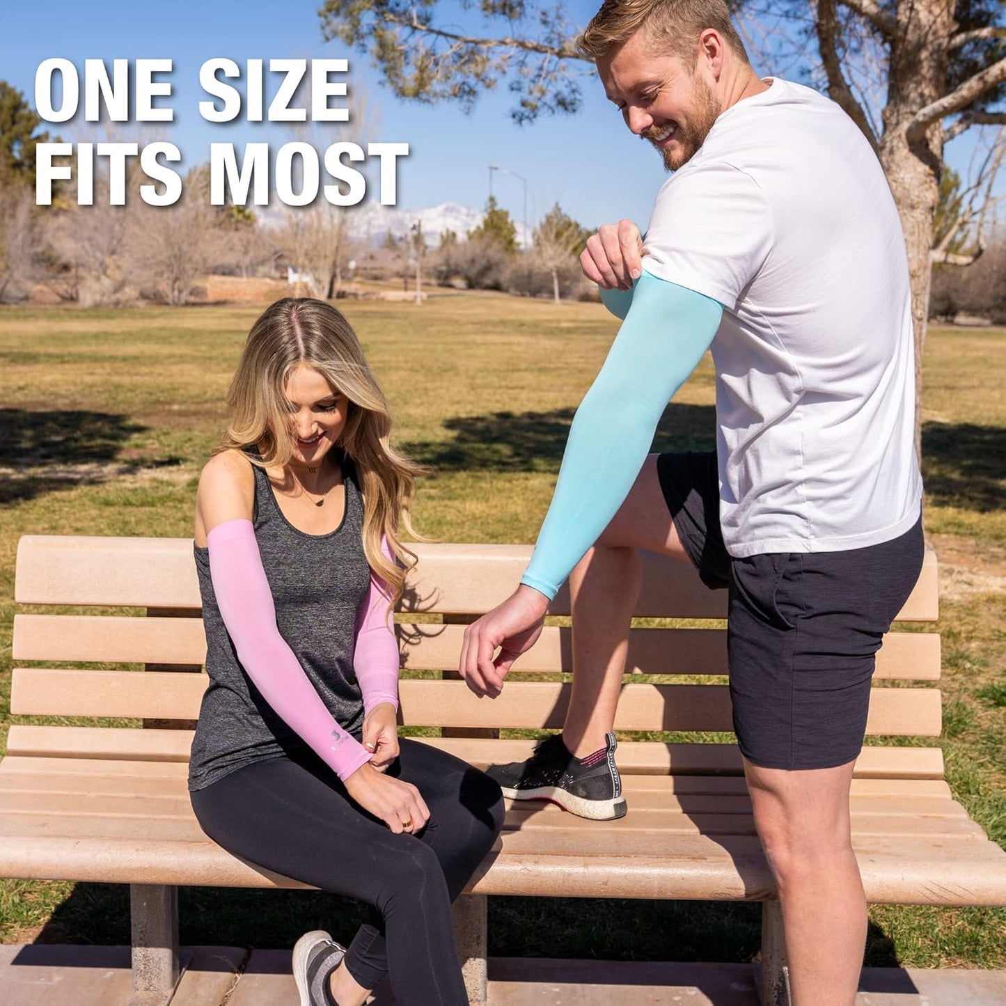 SportsTrail Cooling Arm Sleeves for Men & Women – Breathable, UV Sun Protection, Sports Arm Sleeves for Women, Men & Youth