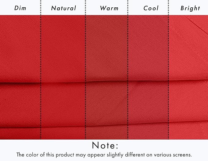 Ruvanti Cloth Napkins Set of 12, 18x18 Inches, 100% Cotton, Washable, Soft & Absorbent, Perfect for Wedding, Christmas, ‎Thanksgiving Dinners - Flame Scarlet - Image 5
