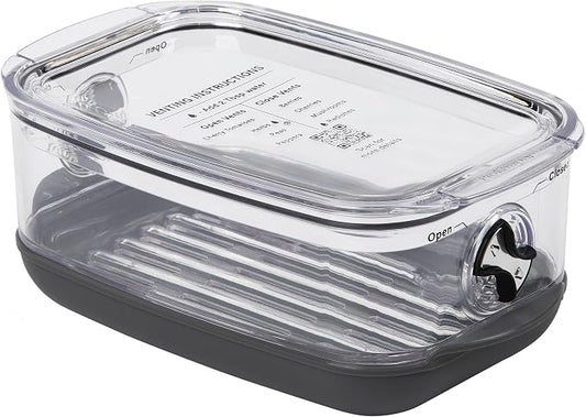 Progressive ProKeeper Stackable Produce ProKeeper Storage Container with Stay-Fresh Vent System (PKS-912 (1.2 qt Berry Keeper)) by ProgressiveInternational