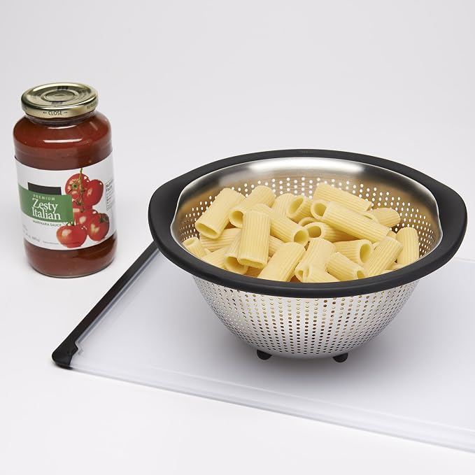 OXO Good Grips 3 Qt Stainless Steel Colander - Image 3