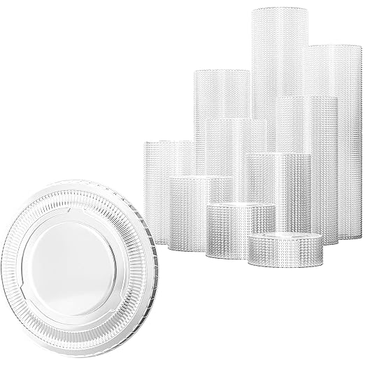 Leakproof, BPA Free 5.5 oz Souffle Lids 50 PK. Stackable Lids for Containers for Sampling, Salad Dressing, Sauce or Jello Shots. Plastic Food Prep Supplies for Restaurant, Cafe, Catering, Deli, Party by FoodRestaurantSupplies