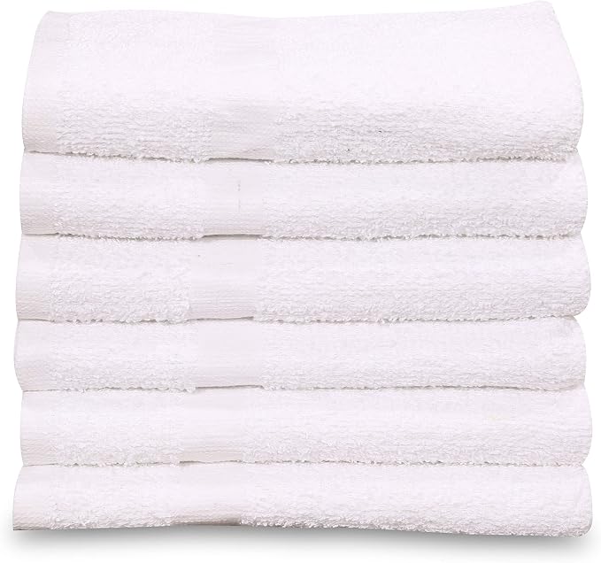 120 PC New Cotton Blend White Restaurant Bar Mops Kitchen Towels 28oz (10 Dozen) (120, White) - Image 5