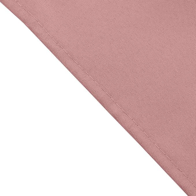 Efavormart Premium Cloth Napkins Set of 5, 17x17 Inch Dusty Rose Seamless Dinner Napkins, Washable Linen Table Napkin Cloth with Hemmed Edges for Weddings, Party and Banquet - Image 3