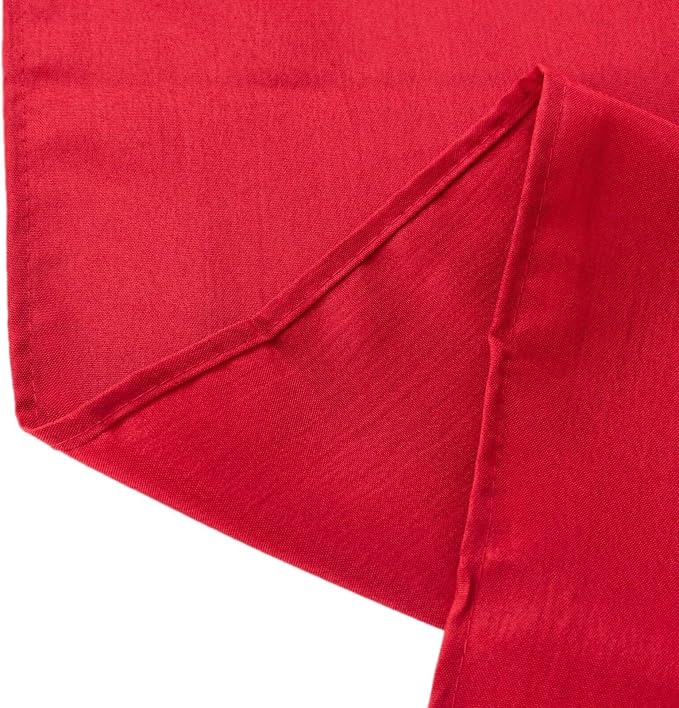 Efavormart Premium Cloth Napkins Set of 25, 17x17 Inch Wine Seamless Dinner Napkins, Washable Linen Table Napkin Cloth with Hemmed Edges for Weddings, Party and Banquet - Image 3