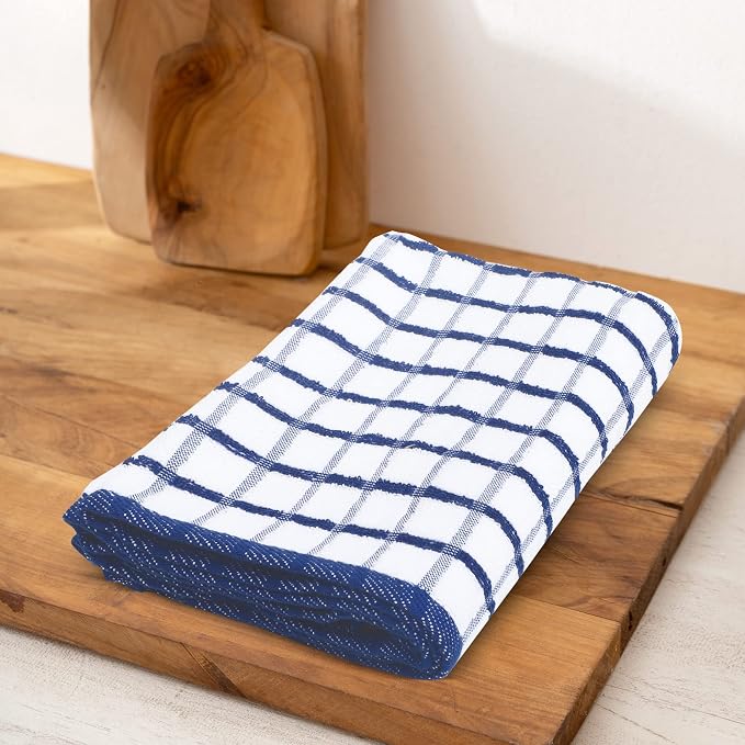 Urban Villa Kitchen Towels Cotton Dish Towels 20”x30” (Set of 3) Black Wht - Image 3