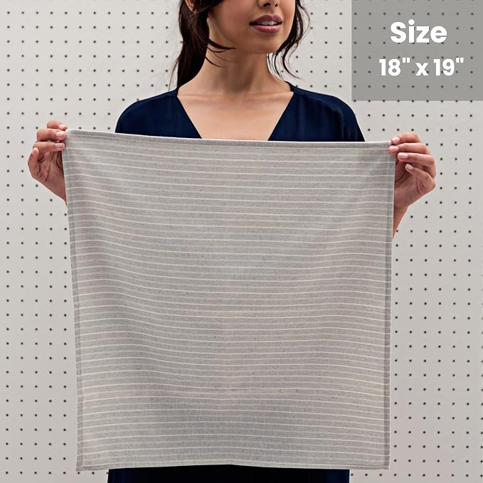 Cloth Napkins, Washable Cotton Dinner Napkins, Kitchen Table Gift Set - Image 4