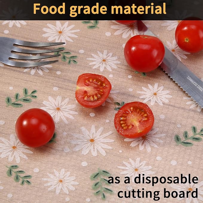 iwtmm Shelf Drawers Liners for Kitchen Cabinets Non-Slip, Washable, Oil-Proof Drawer Liners, EVA Waterproof Non-Adhesive Cabinet Liners for Kitchen, Pantry, Bathroom - Image 6