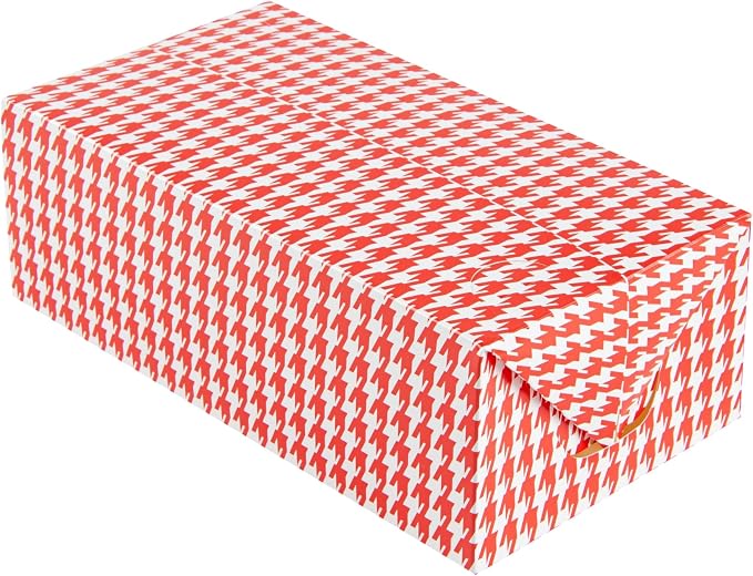 Restaurantware Take Out Lunch Box 400 Count 71-Ounce Durable Paper Recyclable Container Red Leak-Proof Food Box Spill-Resistant Fast Top Closure Rectangular Hot Food Friendly - Image 6