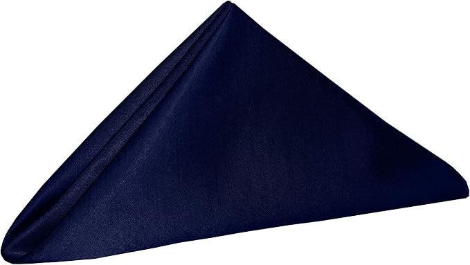 20x20-Inch Shantung Cloth Napkins, Deep Royal, Set of 24 - Image 2