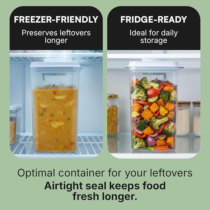 Bop Top Airtight Food Storage Containers | Pop-Top Lid | 16.5 Cups / 135 Oz | kitchen canister set, for flour, sugar, snacks, pasta, baking - Image 3