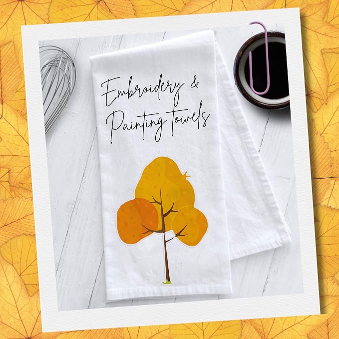 Flour Sack Towels 2 Pack 28"x28" | White Cotton Tea Towels for Kitchen, Dish, Baking & Bread Proofing | Blank Towels for Crafts, Embroidery, Printing | Thick, Absorbent, Quick Dry - Image 9