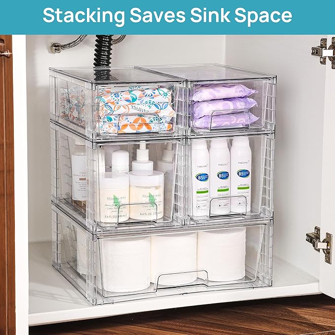 Vtopmart 7pack Easily Clear Storage Dawers - Image 4
