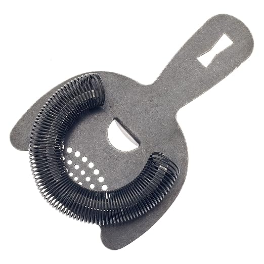 Barfly Heavy-Duty Spring Bar Strainer, Vintage Black - Image 4