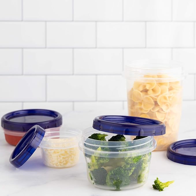 PLASTICPRO Twist Top Deli Containers Clear bottom [16 oz 120 Pack] - Image 2