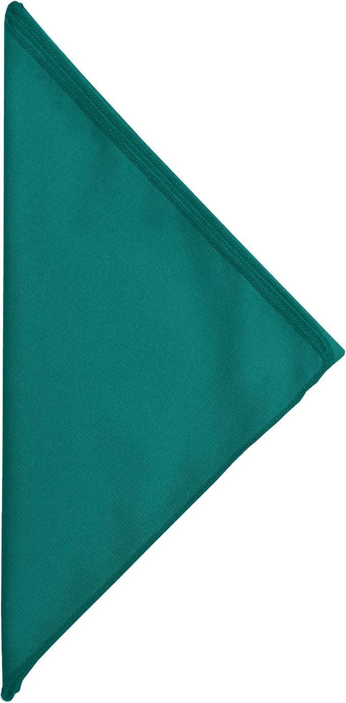 17x17-Inch Square Twill Cloth Napkins, Teal, Set of 24 - Image 2