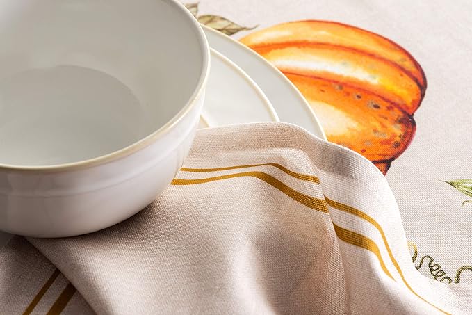 Maison d' Hermine Cloth Napkins Set of 4 Reusable 100% Cotton (20" x 20") | Everyday Square Napkins Cloth Washable Dinner Wedding Restaurant Hotel Kitchen Thanksgiving Christmas - Potiron - Image 7